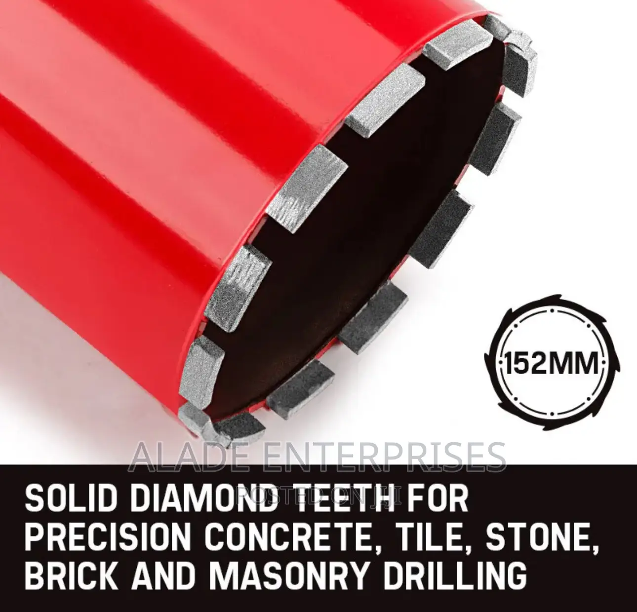 Diamond Core Drill Bit 152mm Concrete Wet Dry Tile Stone
