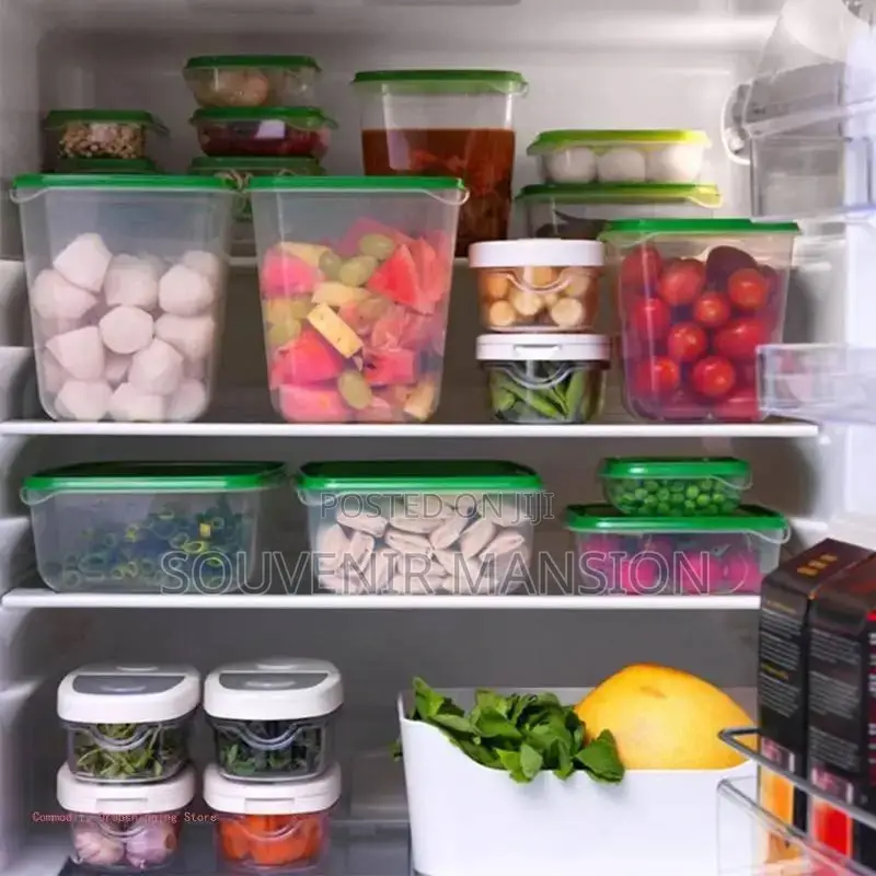 17 Pieces Set Transparent Food Storage