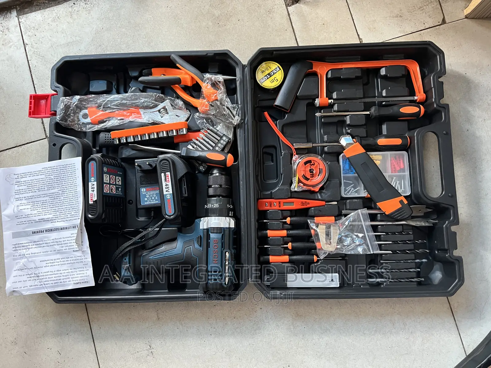 Bosch 48V Drilling Machine With Tools