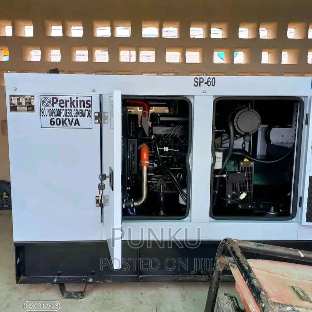 60 Kva Perkins Sound Proof Diesel Engines 100% Copper