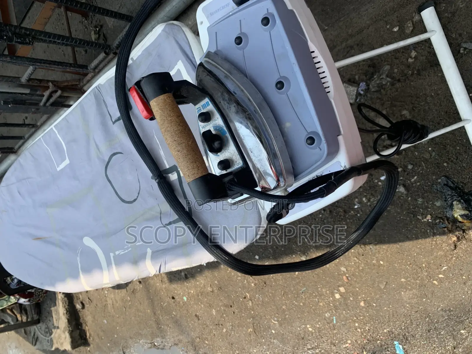 Industrial Ironing Board With Vaccum and Elements