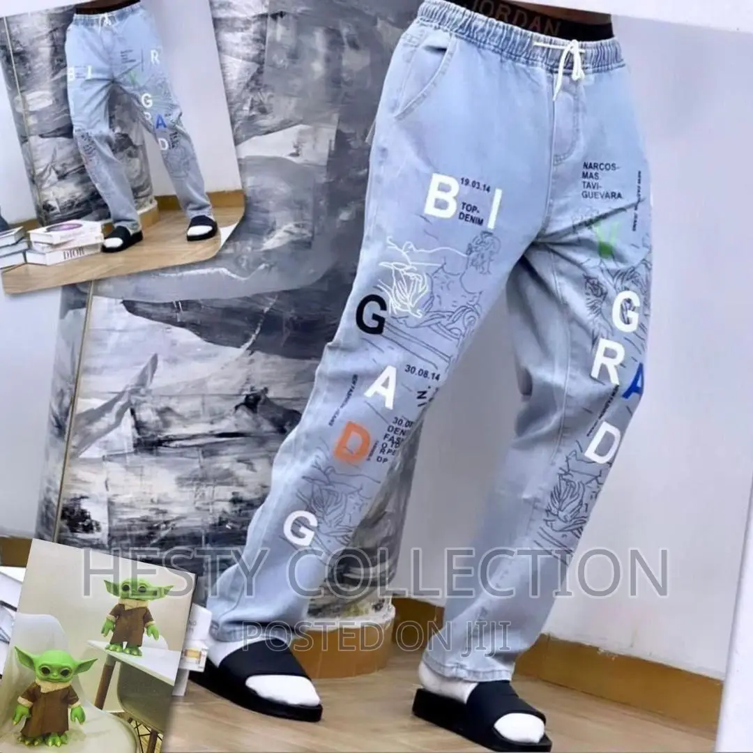 Quality Stock Designer Men Baggy Jeans
