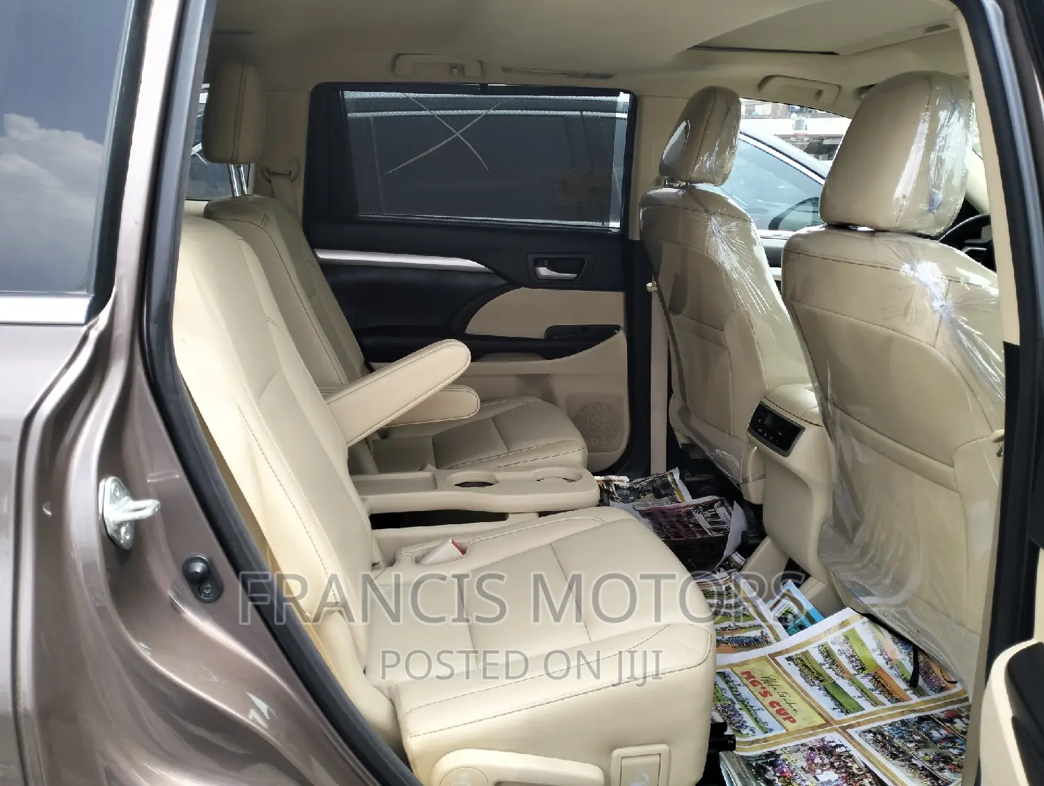 Toyota Highlander Limited Platinum 4x4 V6 (3.5L 6cyl 8A) 2017 Brown