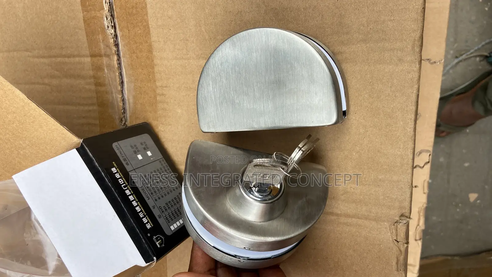 Frameless Glass Door Lock