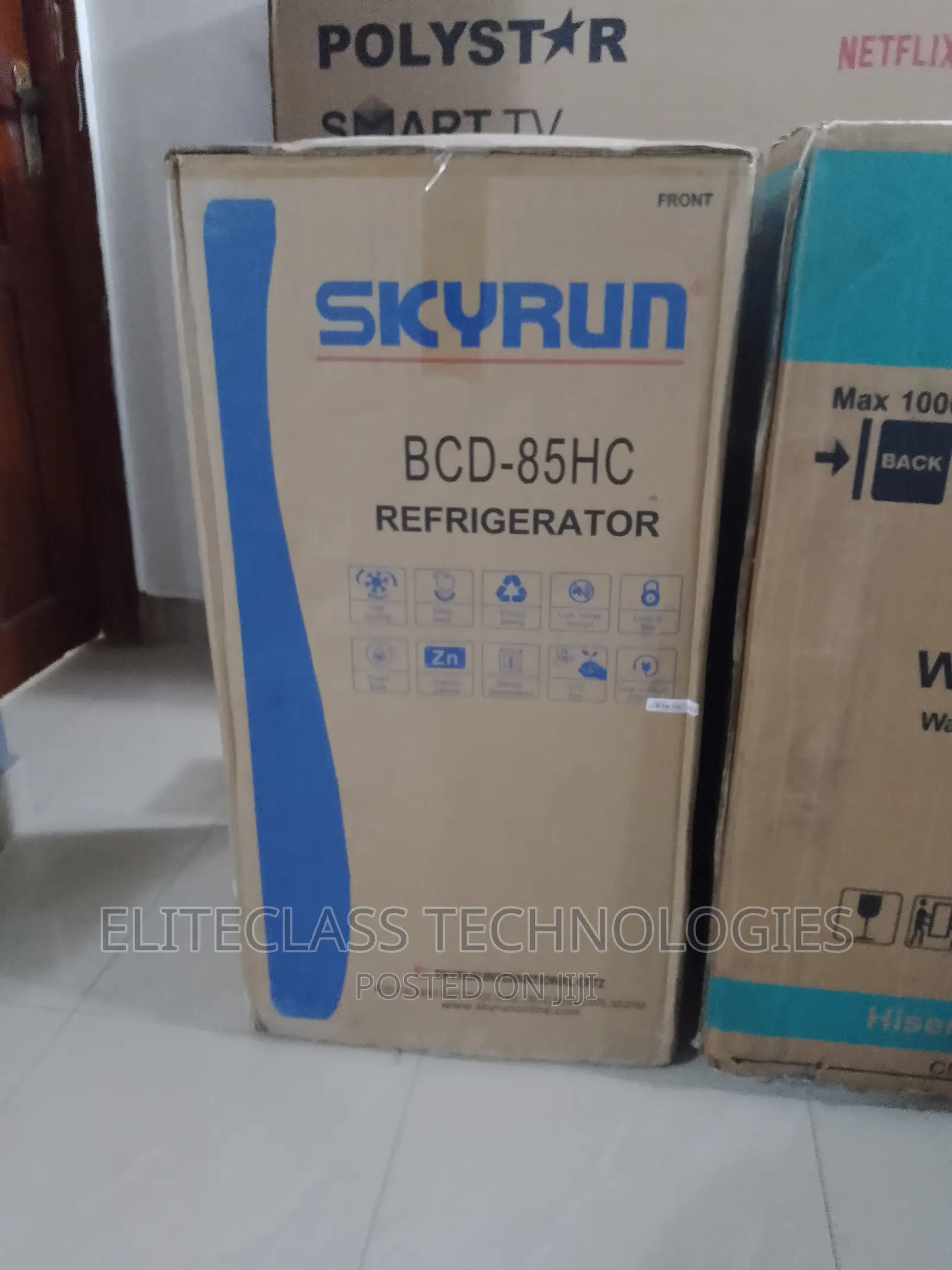 Top Mount Skyrun 70 Litres Double Door Fridge (BCD-85HC)