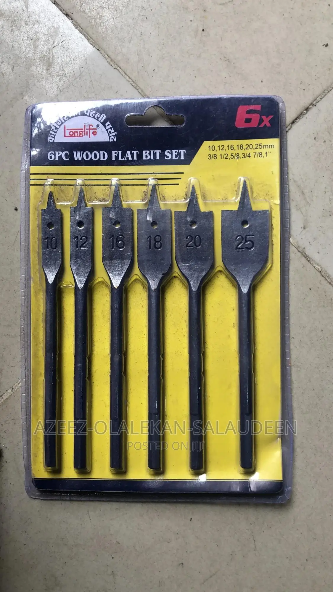 Set of Wood Bit Professional 10mm to 25mm