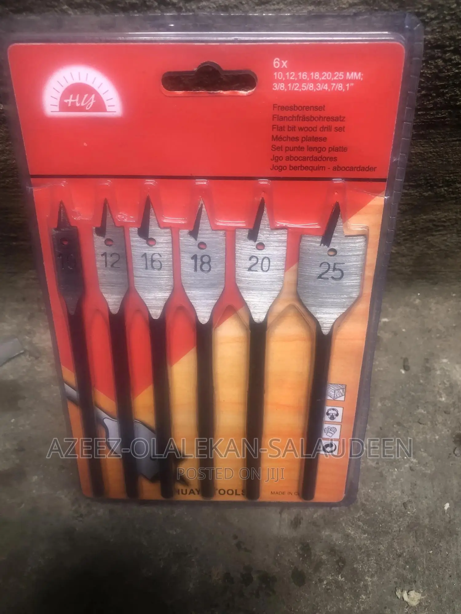 Set of Wood Bit Professional 10mm to 25mm
