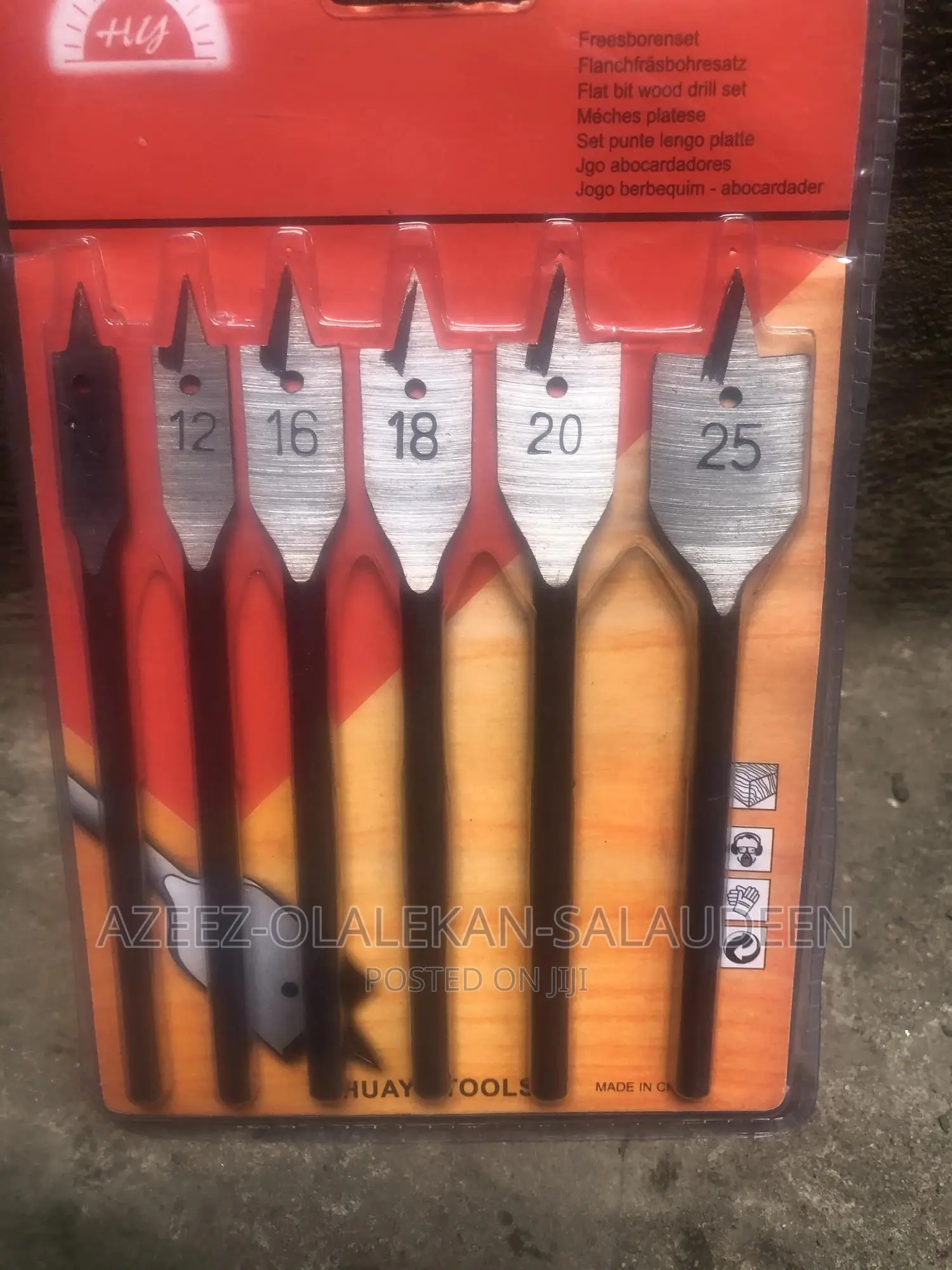 Set of Wood Bit Professional 10mm to 25mm