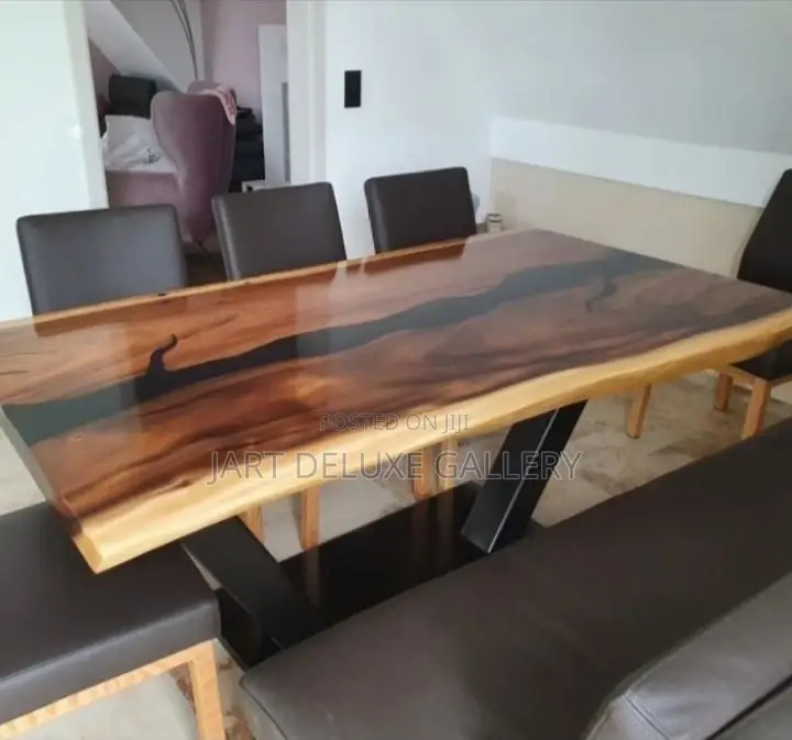 Wooden Epoxy Dining Furniture