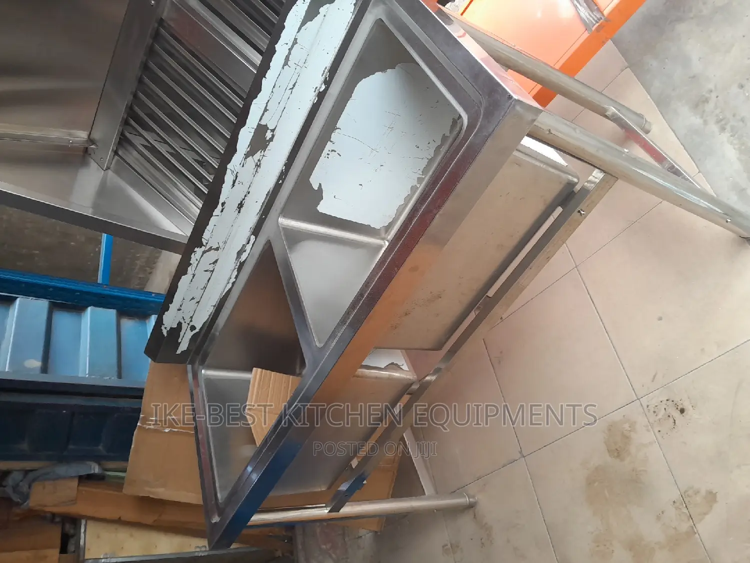 Industrial Double Sink