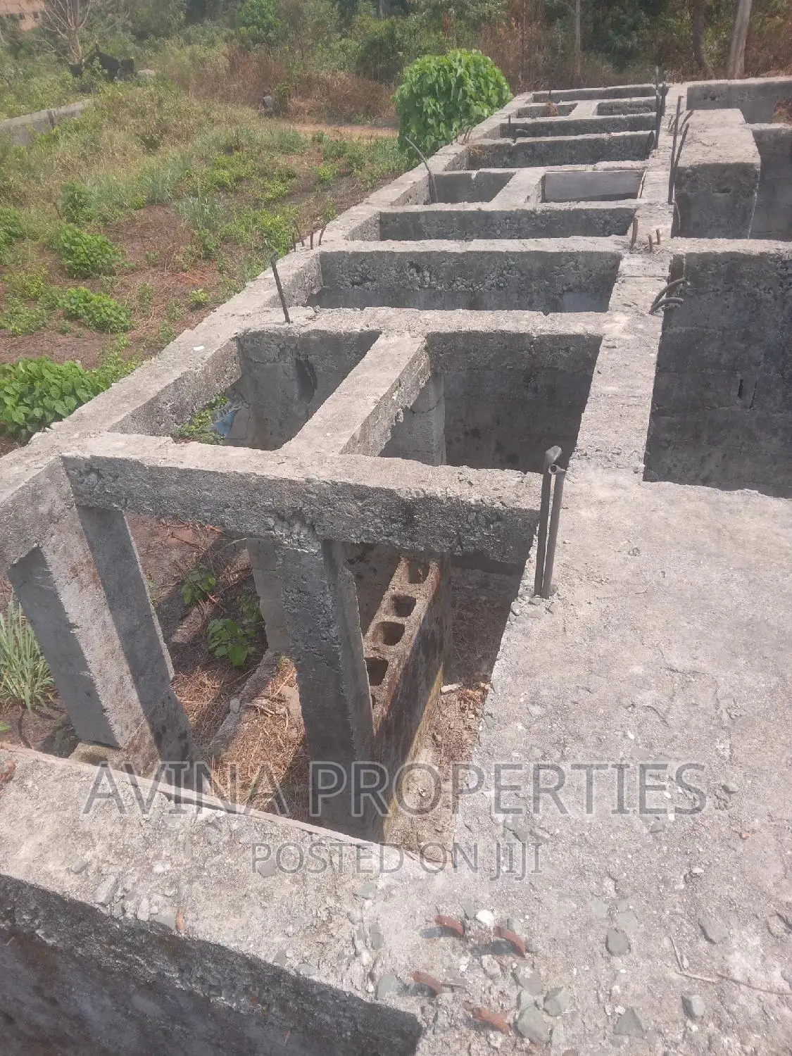 An Uncompleted Proposed of 2 Storey Building on Two Plots