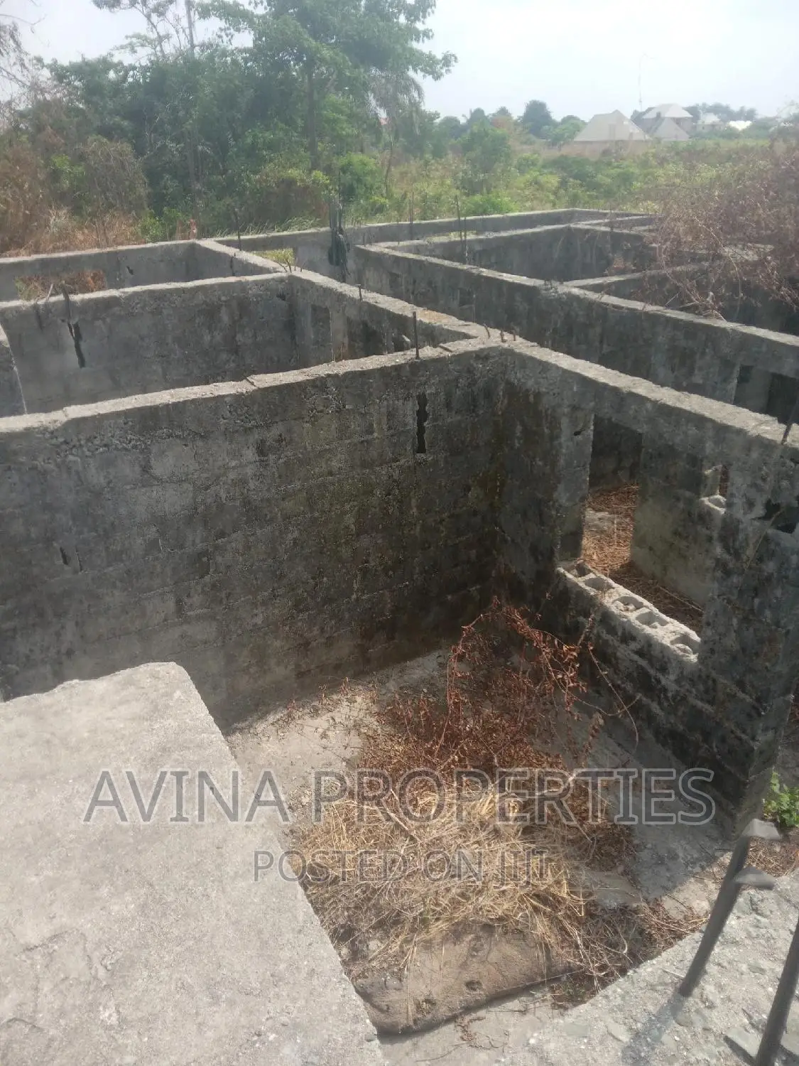 An Uncompleted Proposed of 2 Storey Building on Two Plots