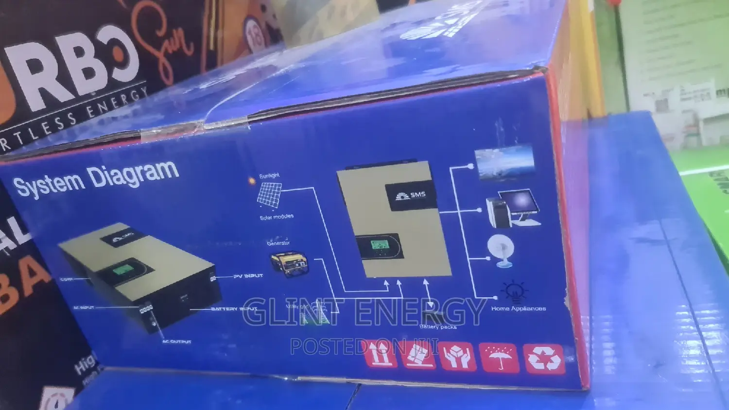 2kva 12v Sms Hybrid Inverter