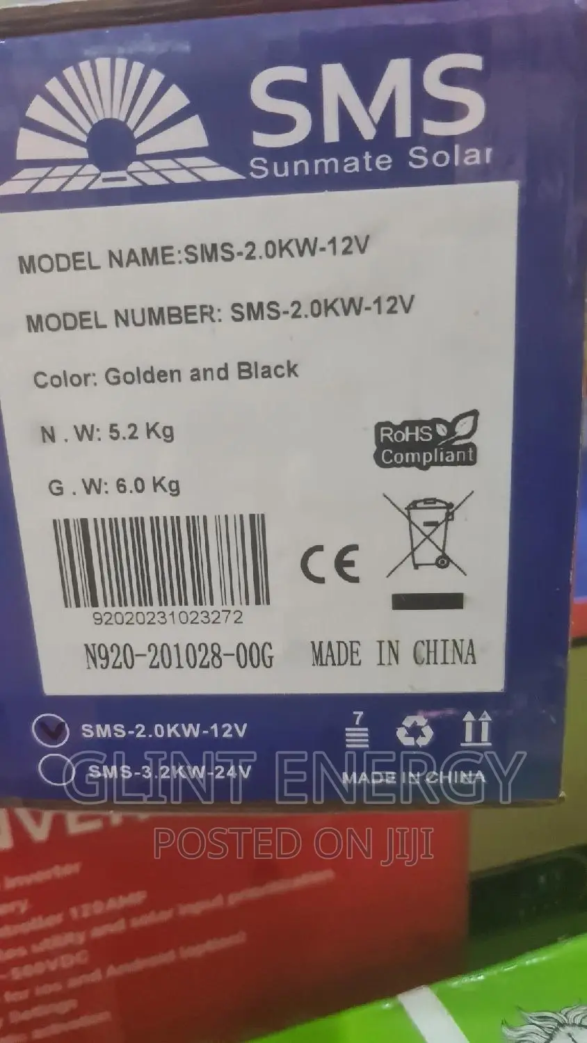 2kva 12v Sms Hybrid Inverter