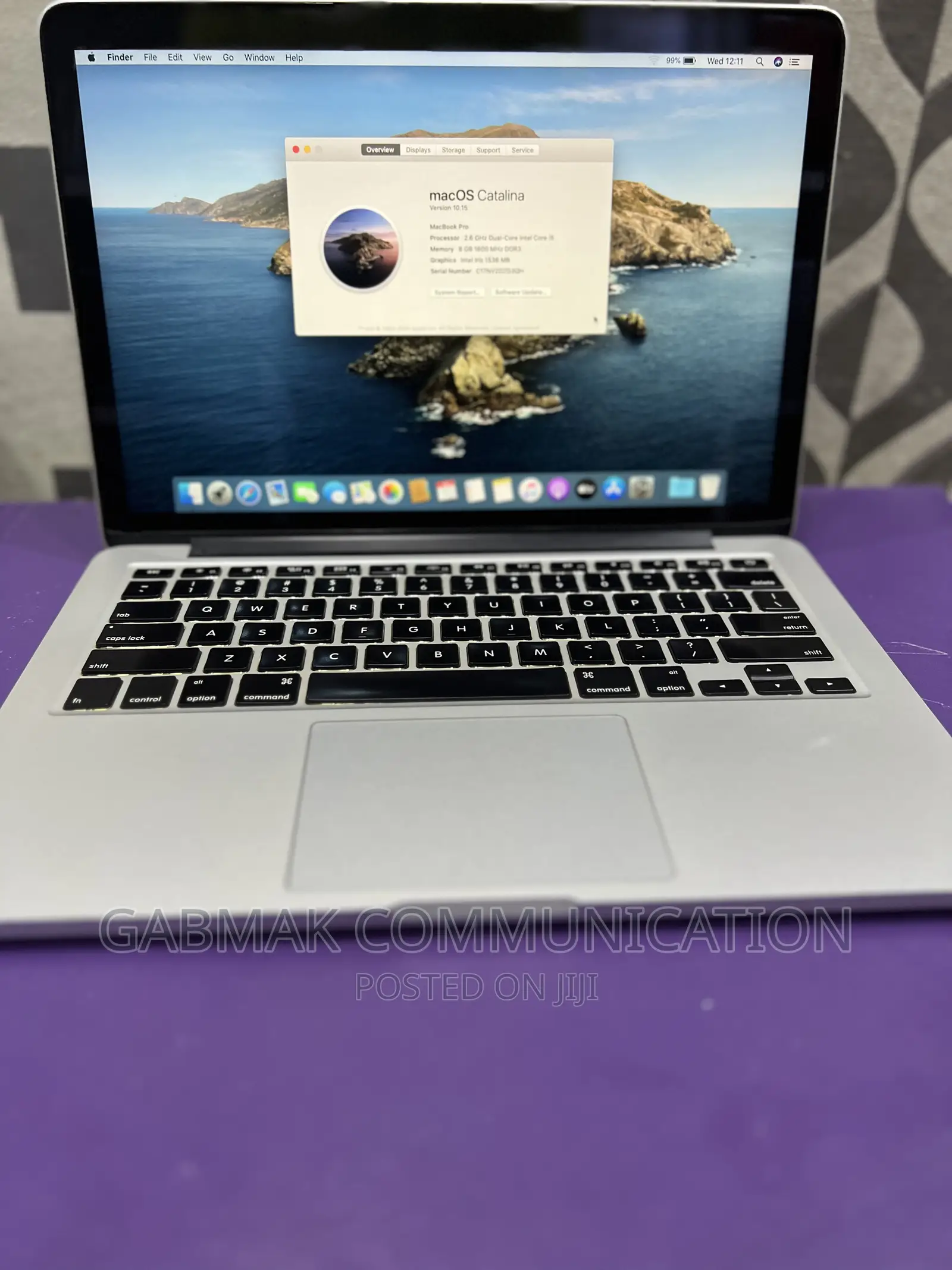 Laptop Apple MacBook Pro 2014 8GB Intel Core I5 SSD 128GB