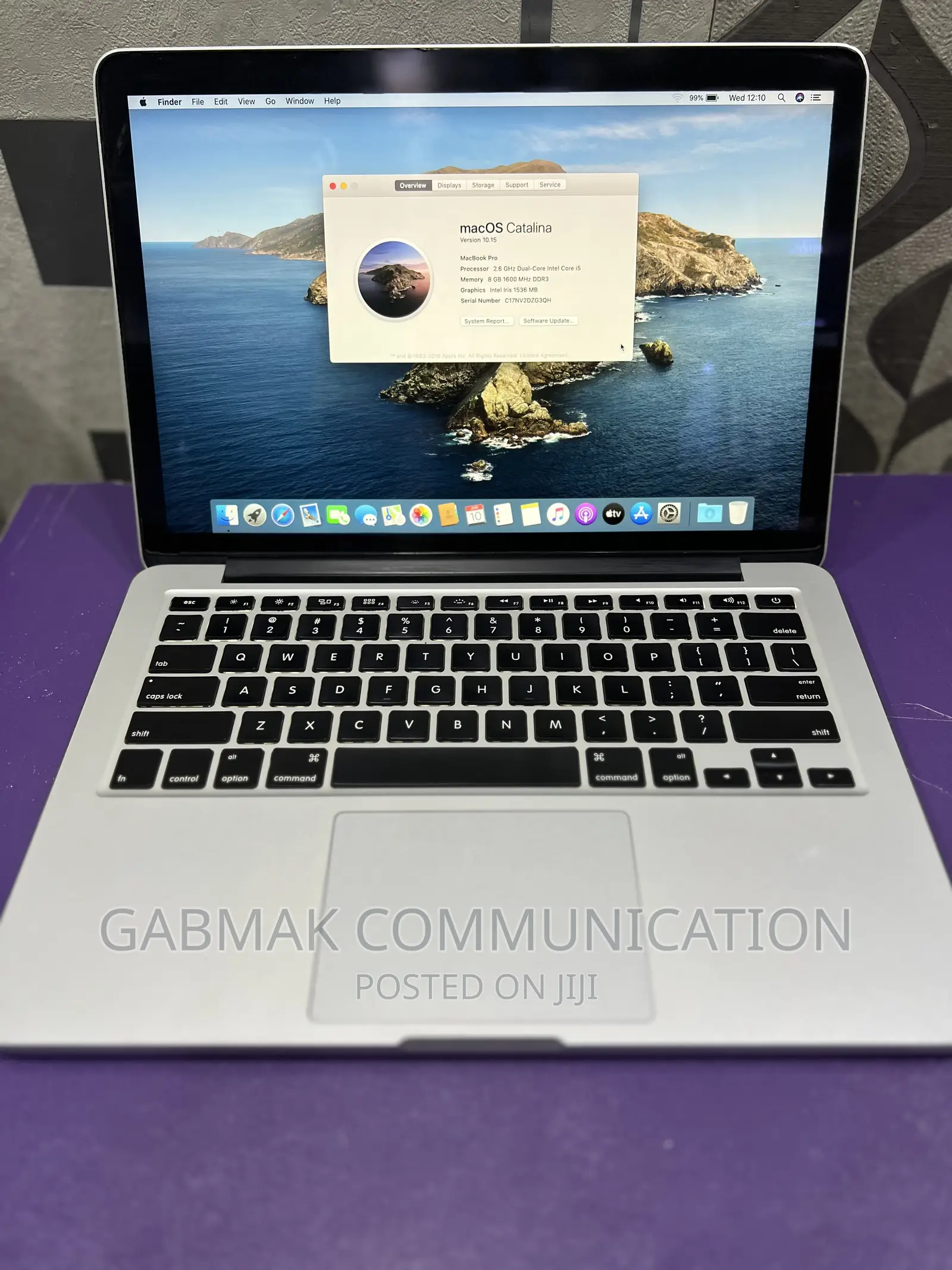Laptop Apple MacBook Pro 2014 8GB Intel Core I5 SSD 128GB