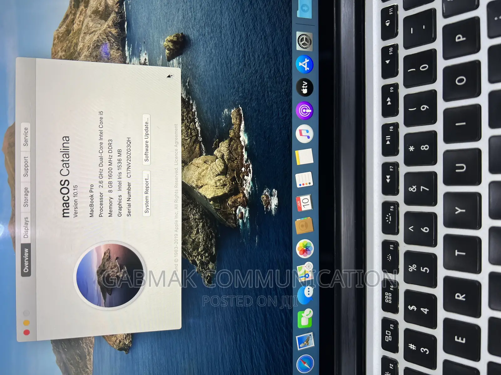 Laptop Apple MacBook Pro 2014 8GB Intel Core I5 SSD 128GB