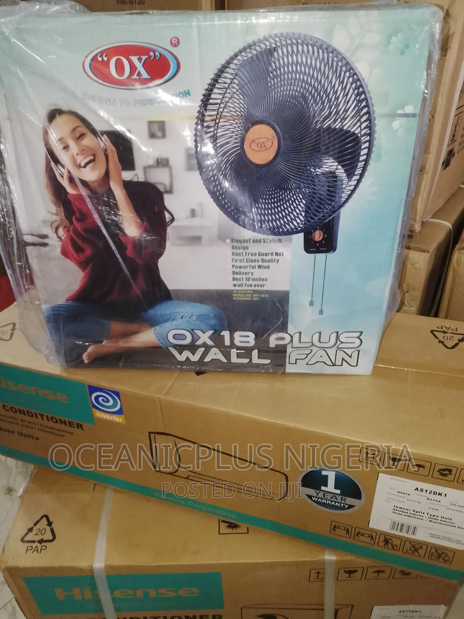 Ox 18inch Cooling Wall Fan