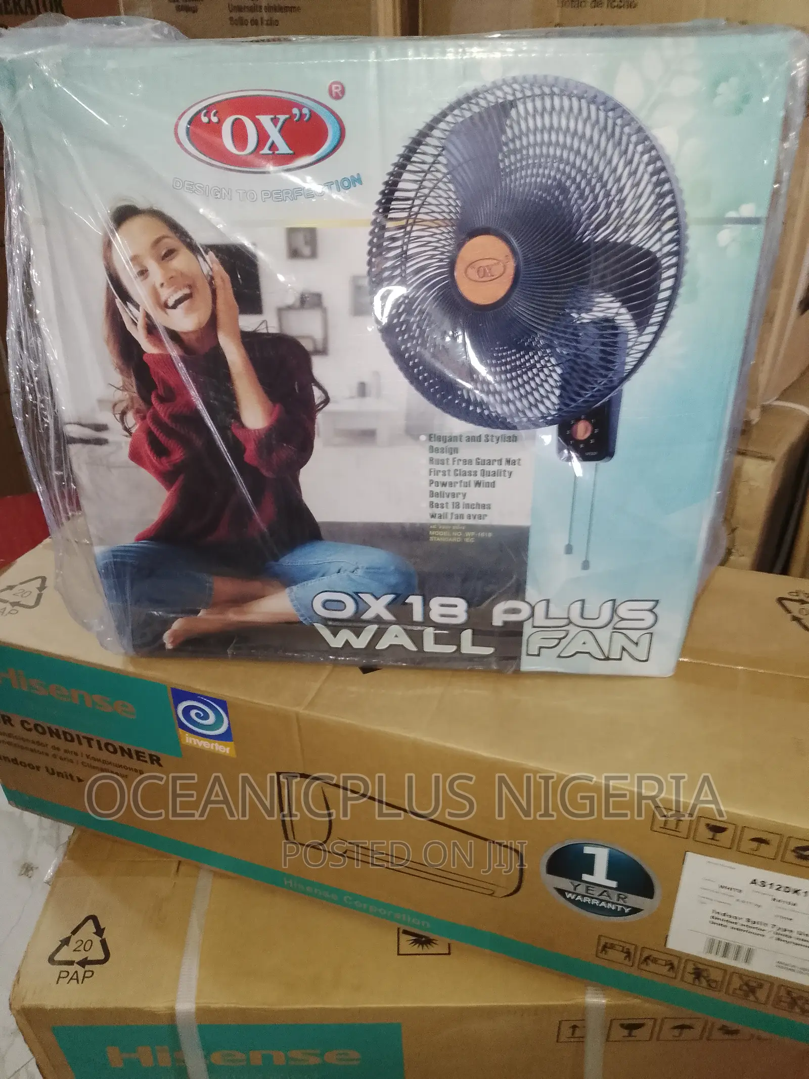 Ox 18inch Cooling Wall Fan