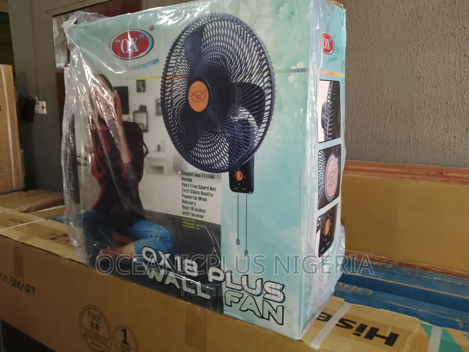 Best Ox 18inches Wall Fan