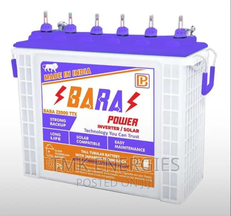 Bara Tall Tubular Battery 220ah/12v