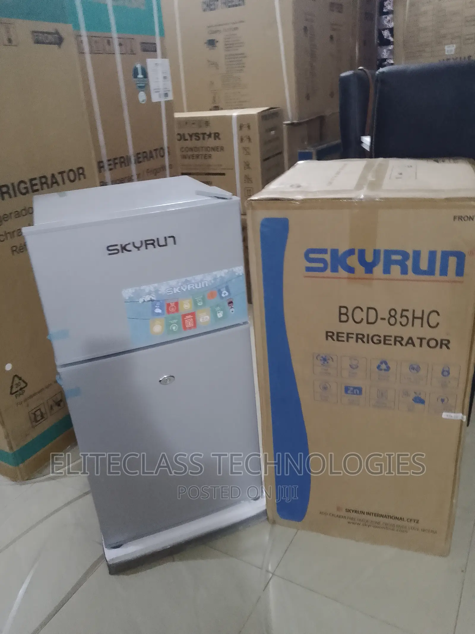 Skyrun 70 Litres Top Mount Double Door Fridge (BCD-85HC)