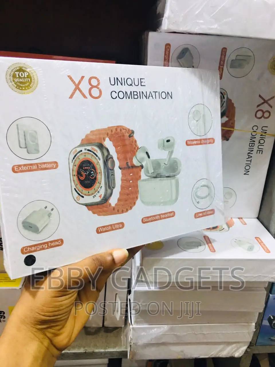 X8 Unique Combination Watch+Power Bank+Airpod Pro+Charger