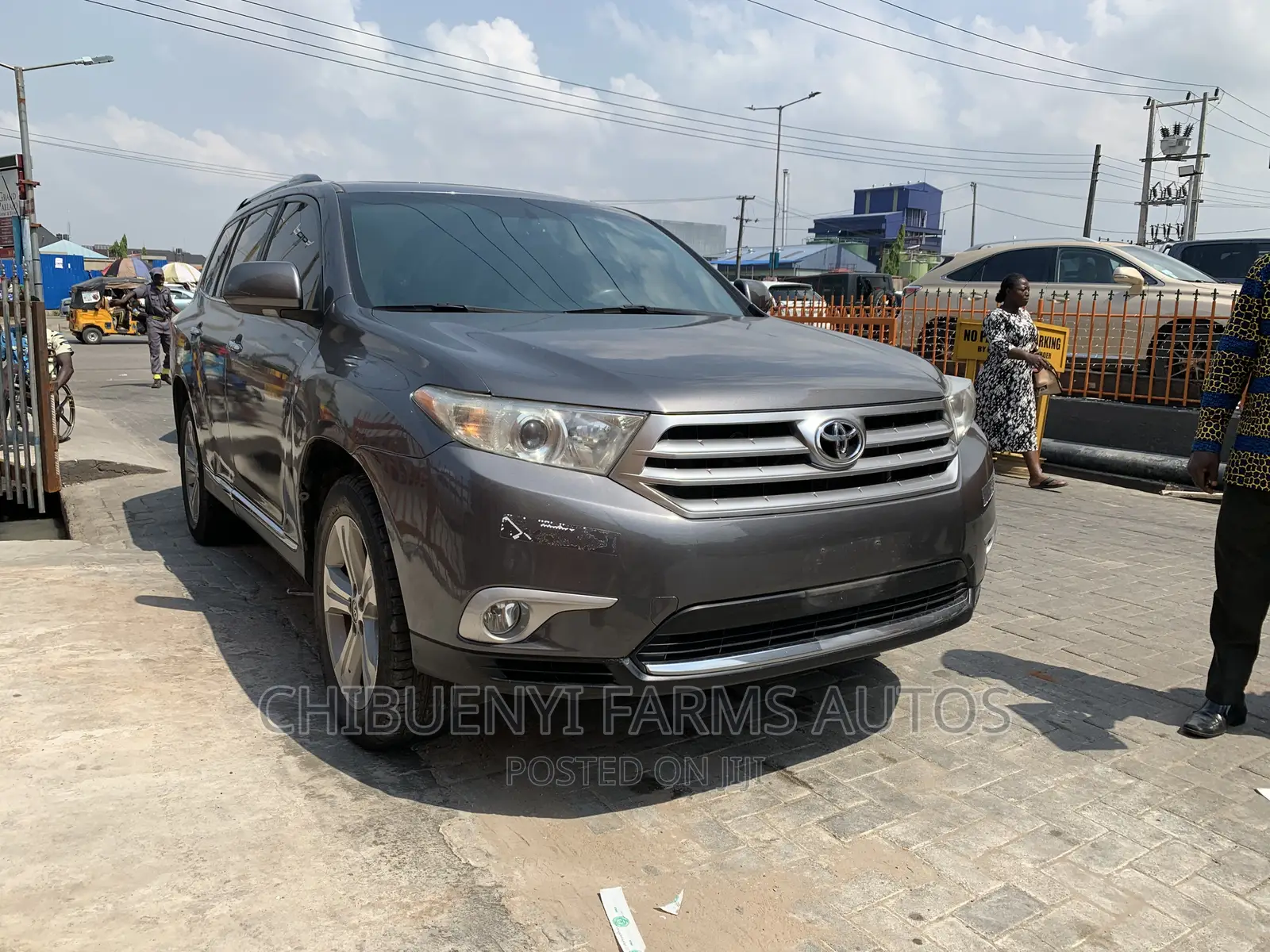 Toyota Highlander Limited 2012 Gray