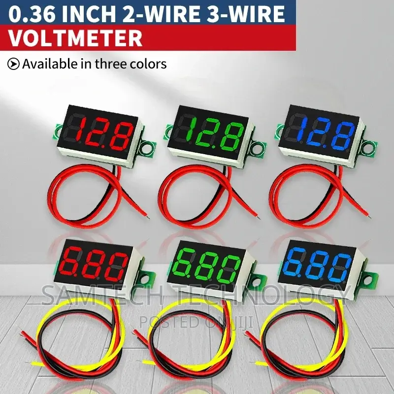Digital Voltmeter Display DC
