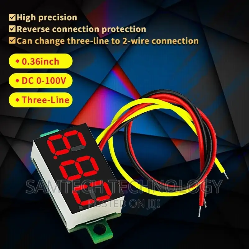 Digital Voltmeter Display DC