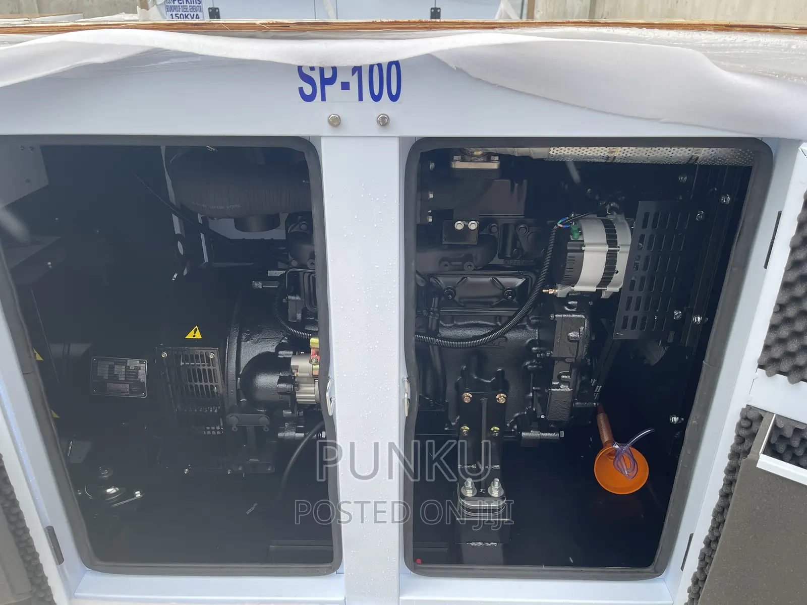Perkins Sound Proof Diesel With 2 Years Warranty 100kva