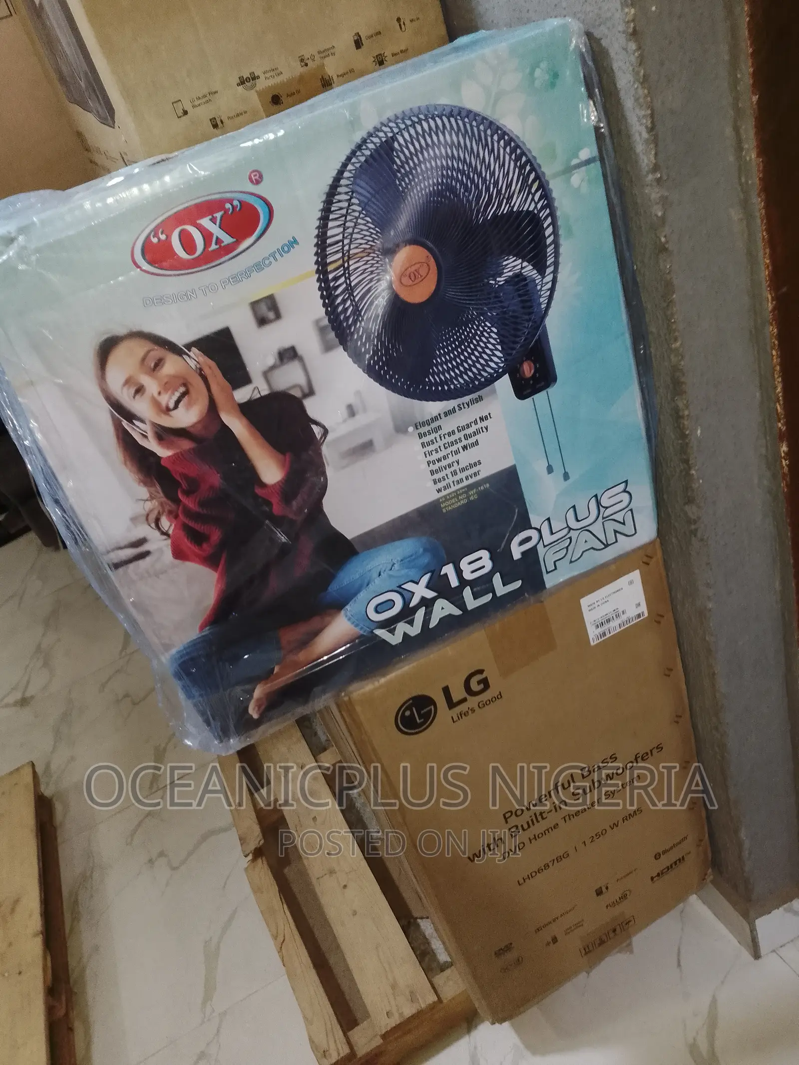 (Original 18inches Ox Wall Fan