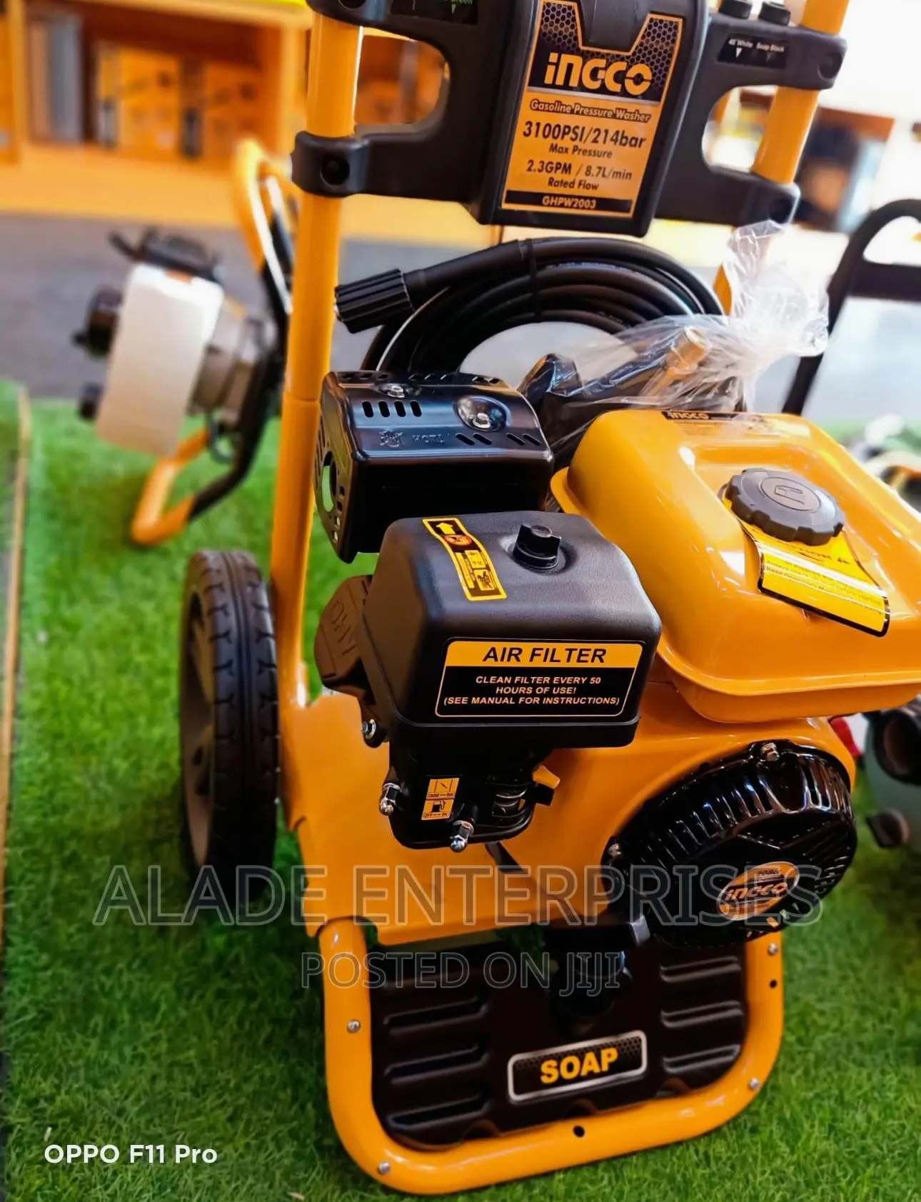 GHPW2003 6.0HP Gasoline High Pressure Washer 208CC 4-Stroke