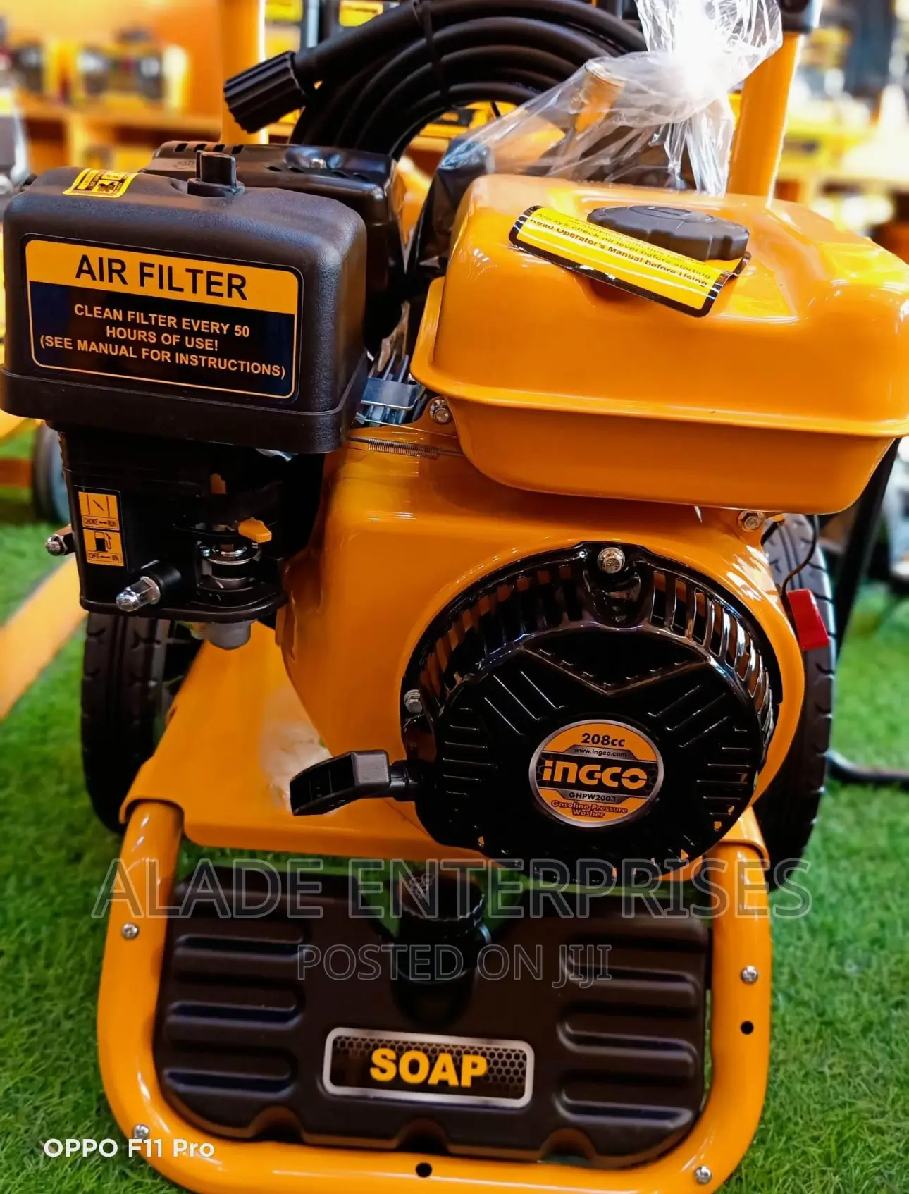 GHPW2003 6.0HP Gasoline High Pressure Washer 208CC 4-Stroke