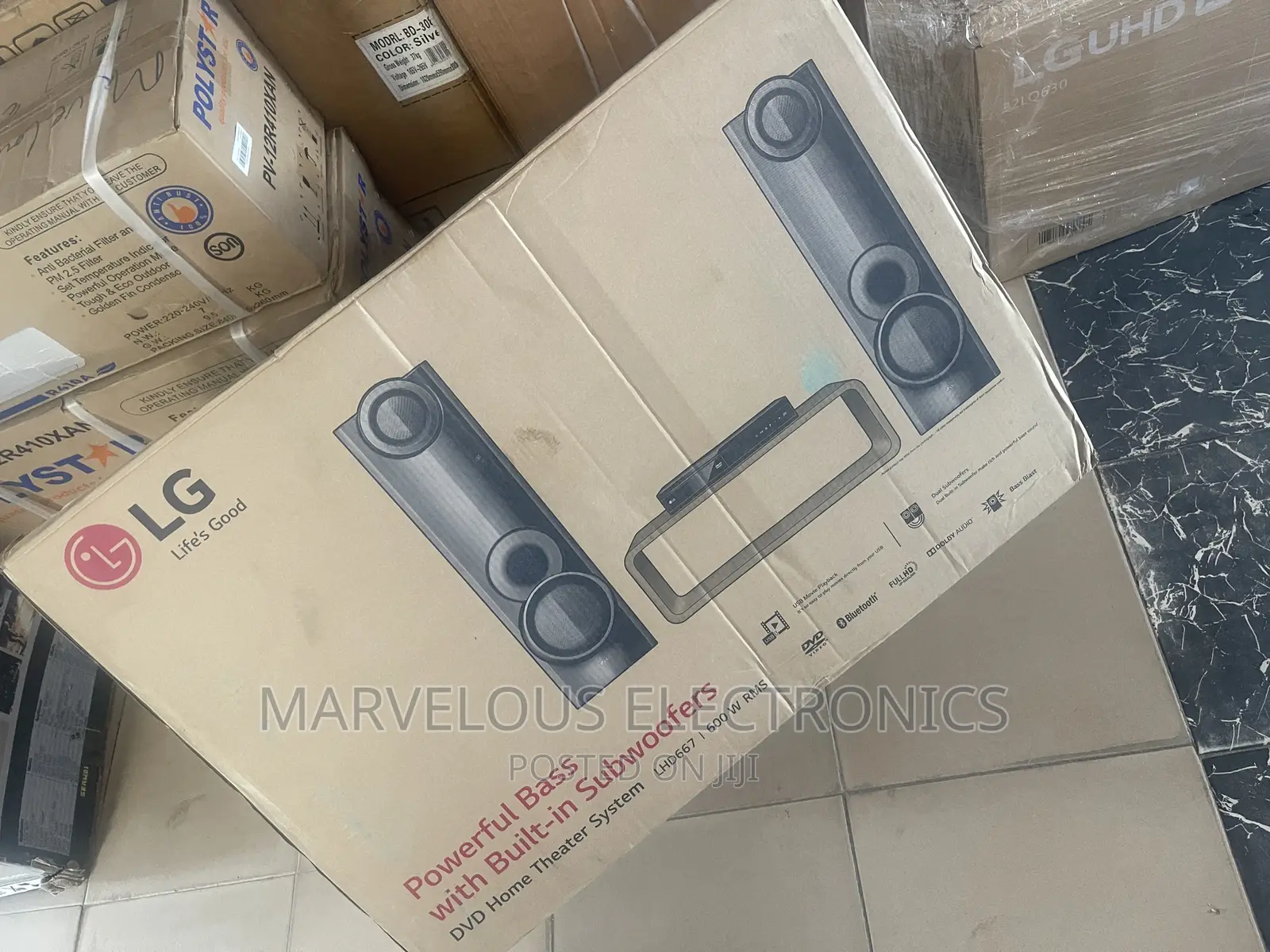 Brand New Lg Sound System 1000wat Body Gard