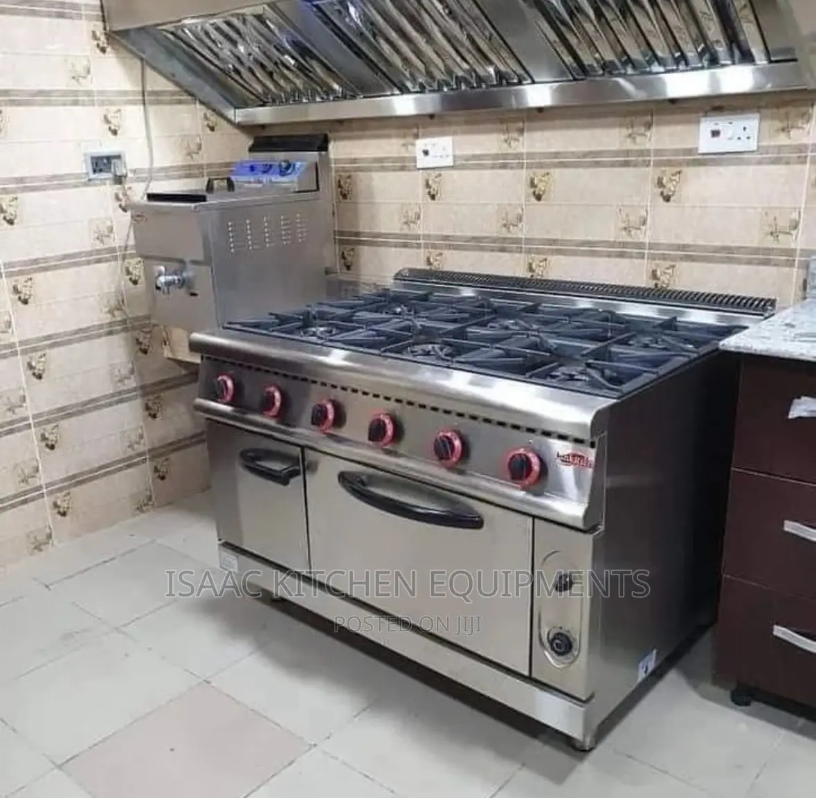 6burner Gas Cooker With Baking Oven