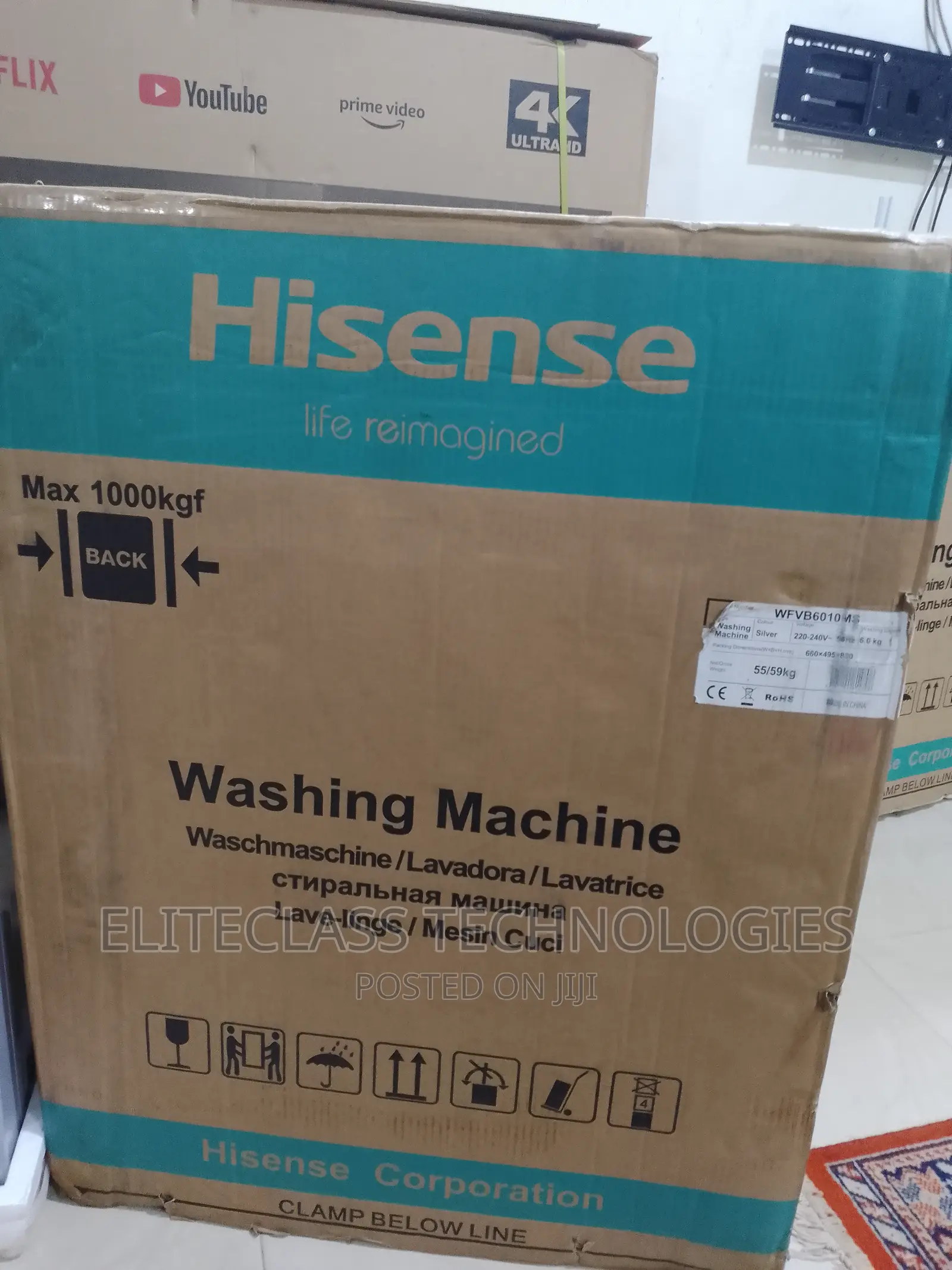 Hisense WM6010MS-WFVB 6KG Front Load Washing Machine