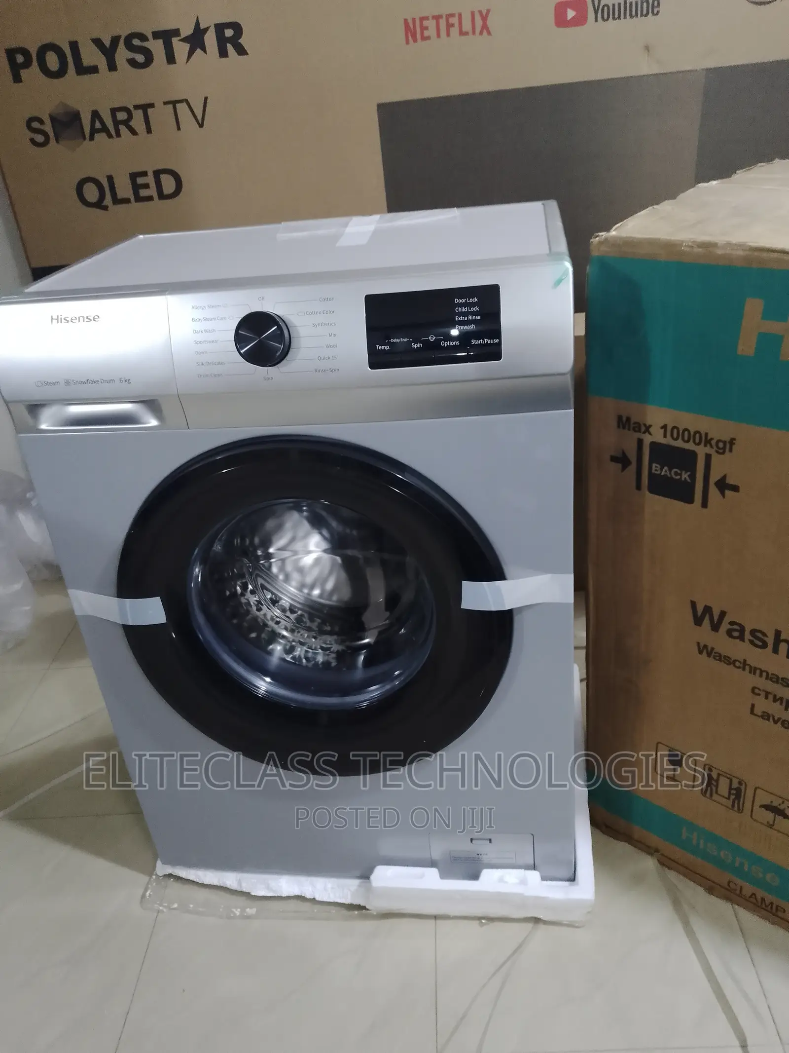 Hisense WM6010MS-WFVB Standard Washing Machine