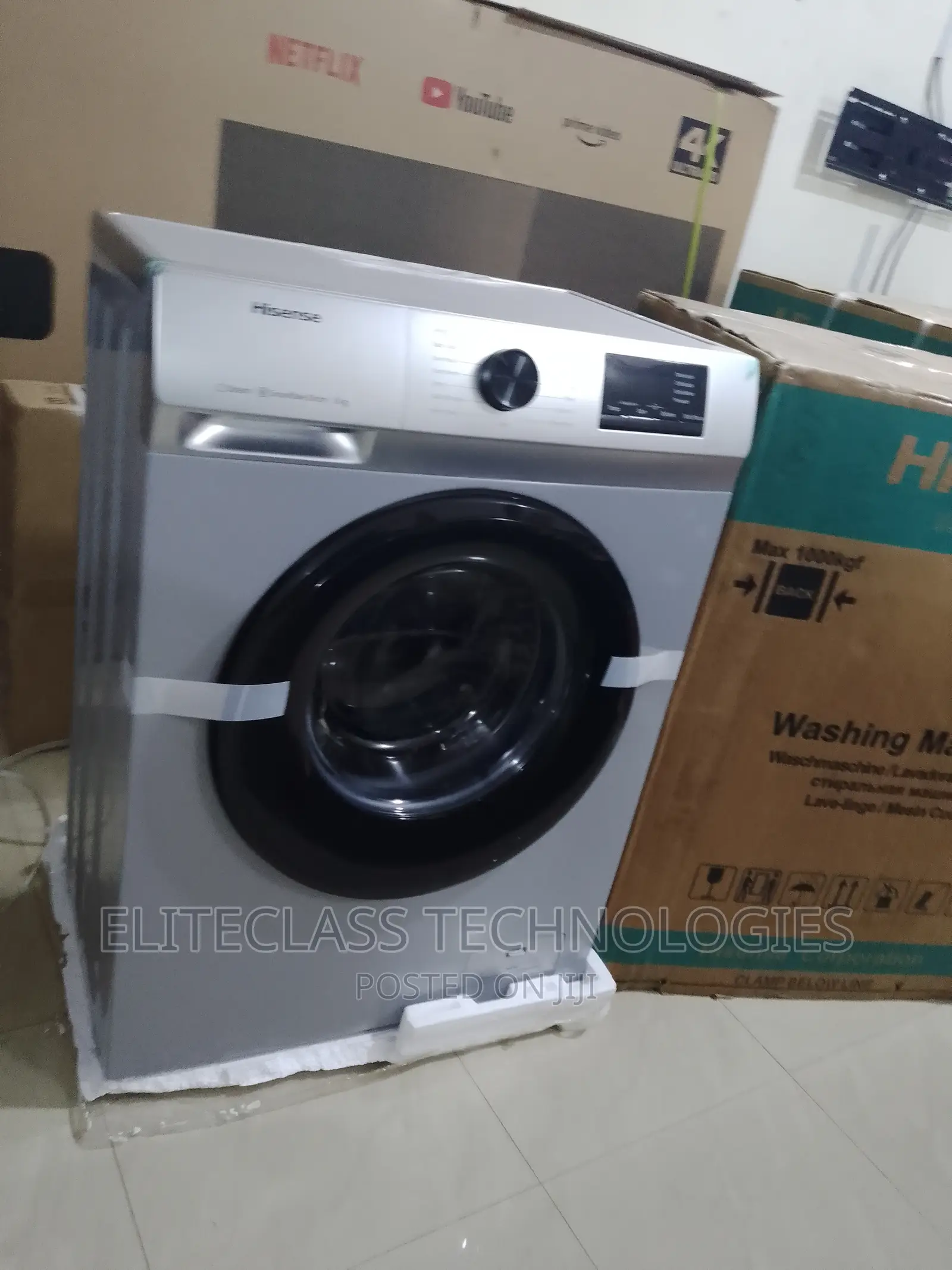 Hisense WM6010MS-WFVB Spacious Drum Washing Machine