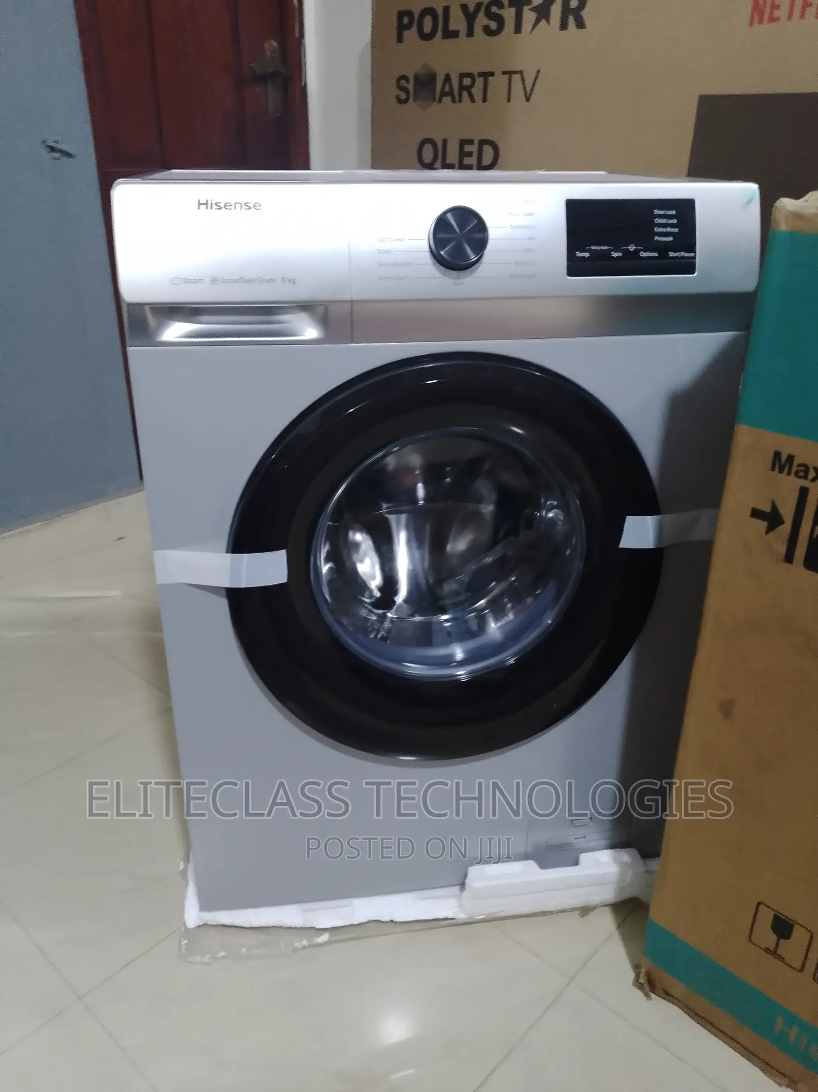 Energy Efficient Hisense WM6010MS-WFVB Washing Machine