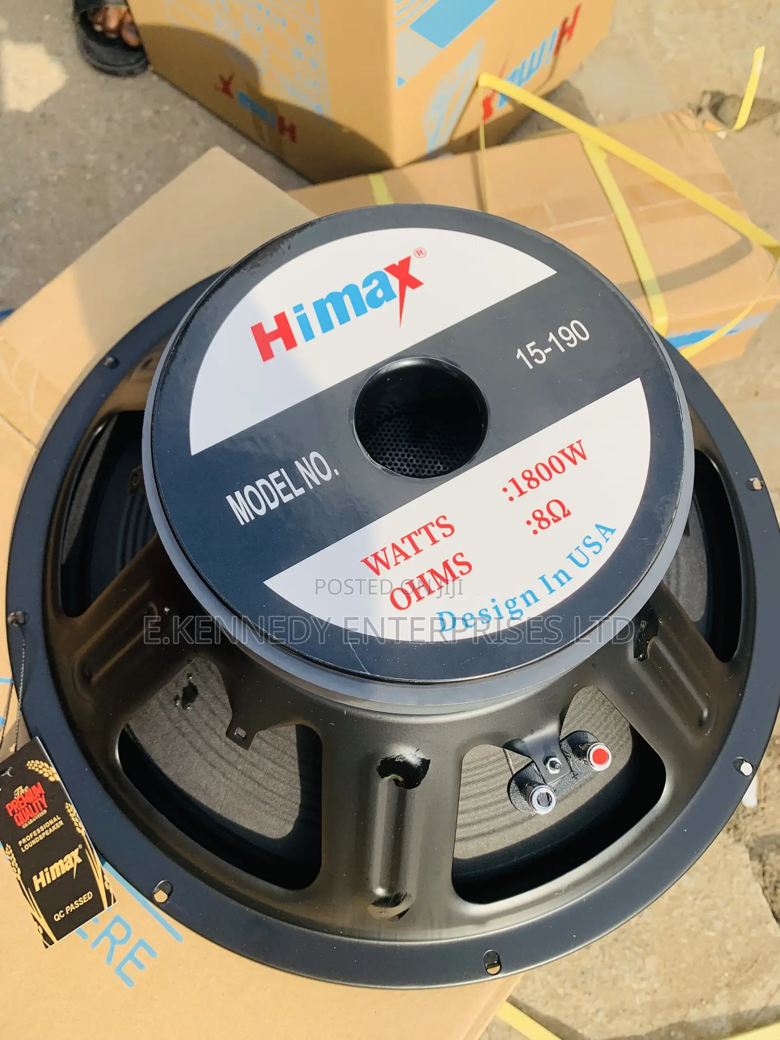 1800w Hi-Max 15 Inch Naked Speaker 75.5 Coil
