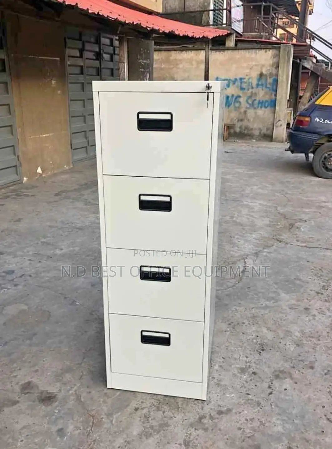 Four Drawings Metal Files Cabinet
