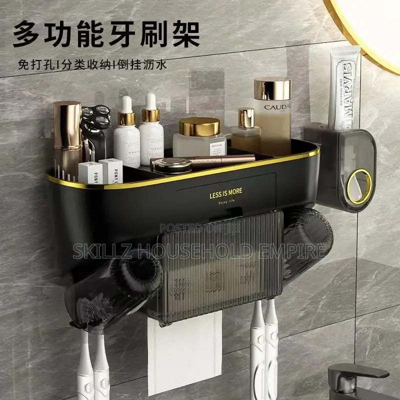 Multifunctional Toothbrush Holder
