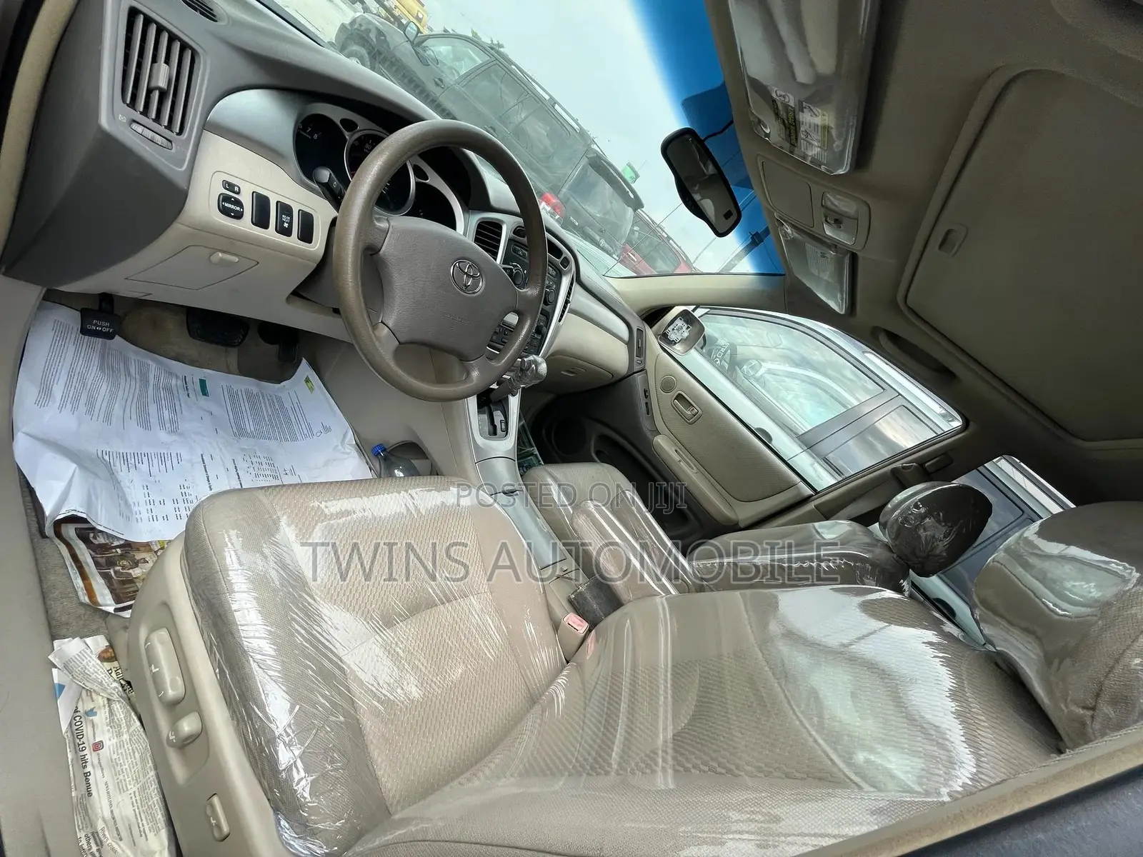 Toyota Highlander V6 2005 Gold