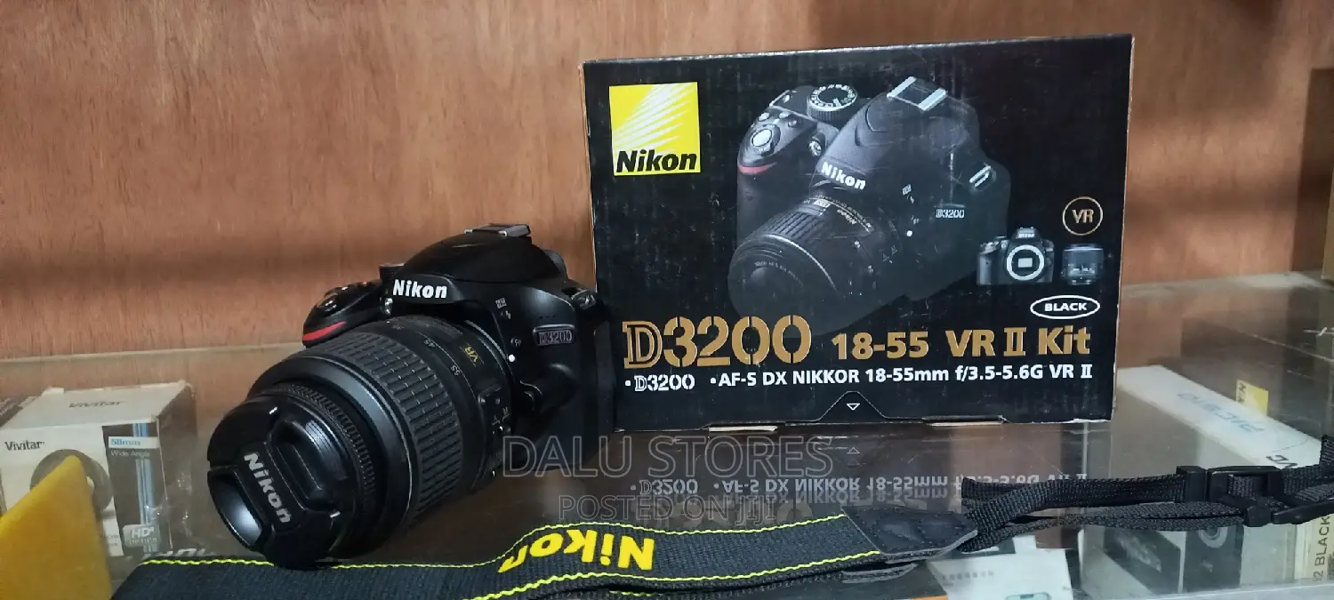 Nikon D3200 With 18-55mm Digital SLR Camera