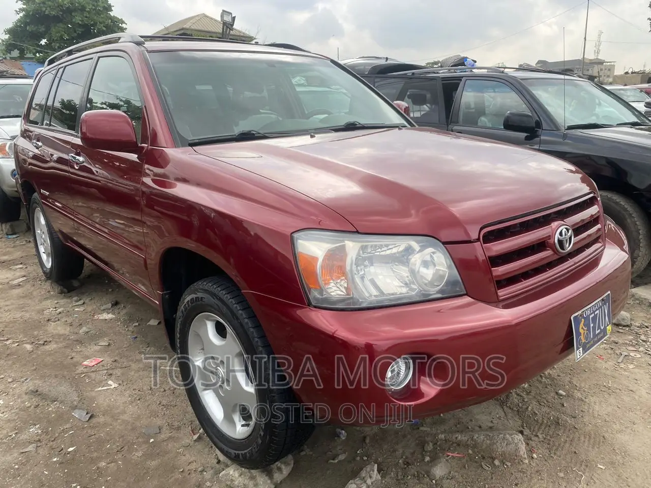 Toyota Highlander Limited V6 4x4 2007 Red