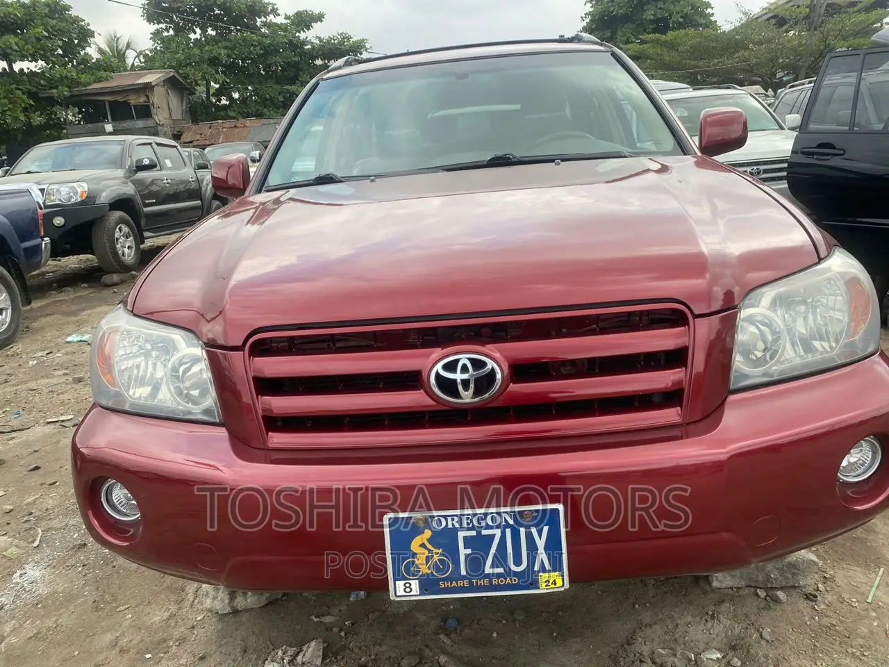 Toyota Highlander Limited V6 4x4 2007 Red