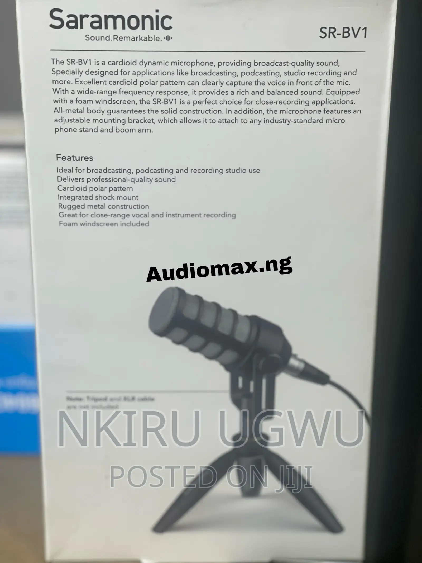 Saramonic Sr-Bv1 Podcast/Broadcast Microphone