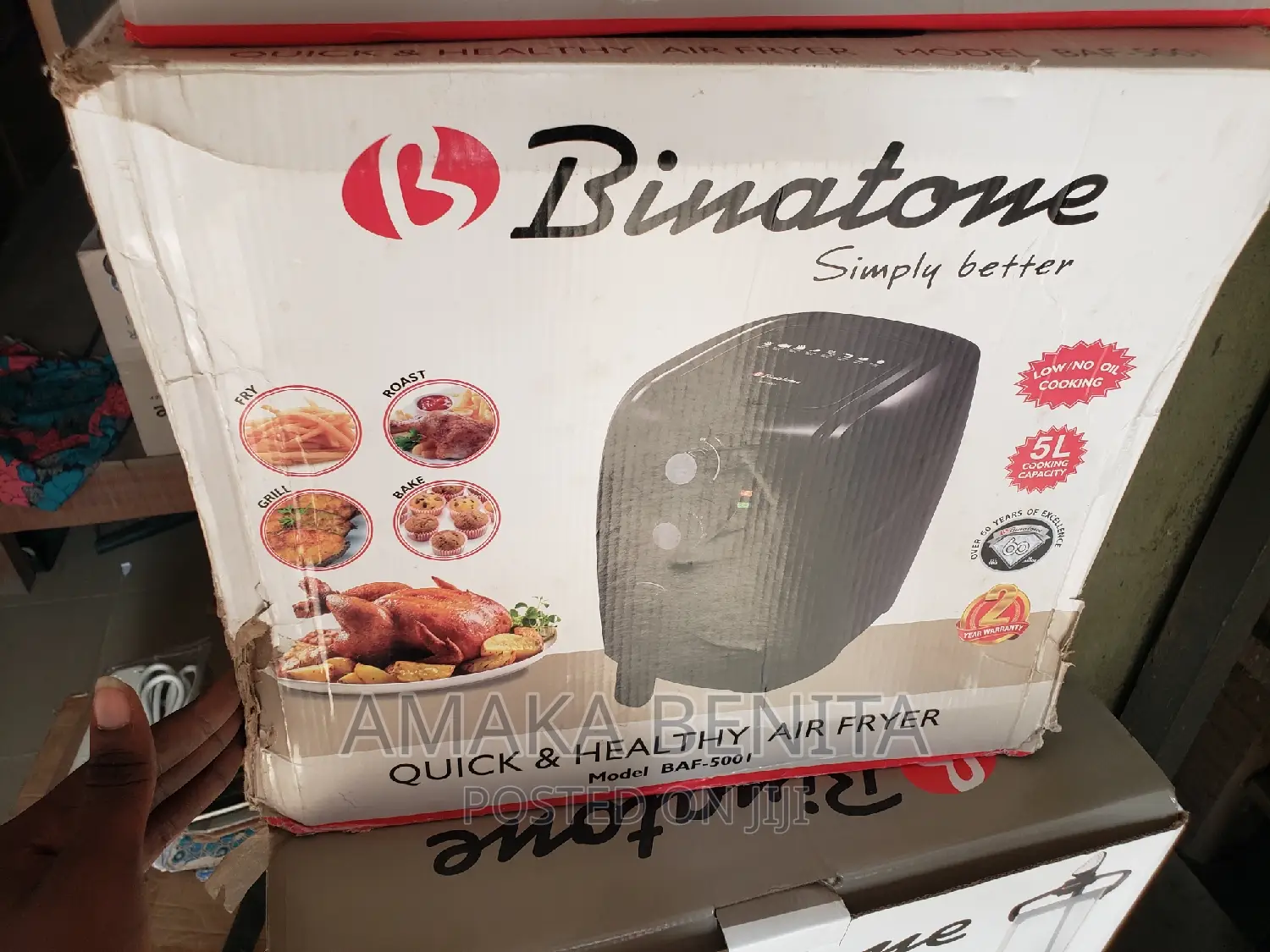 Binatone Airfryer 5ltrs