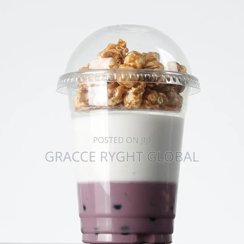 1000pcs Plastic Parfait Cups With Lids